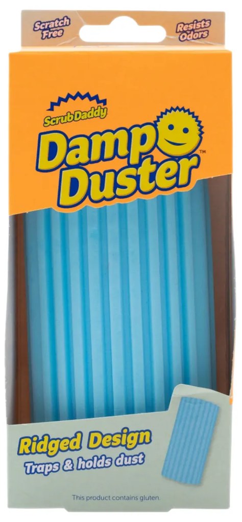 Scrub Daddy Damp Duster, burete pentru ștergereaprafului, albastru