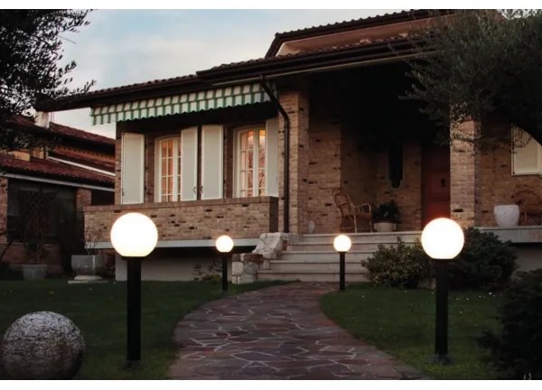 Redo 9769 - Lampă exterior SFERA 1xE27/28W/230V IP44