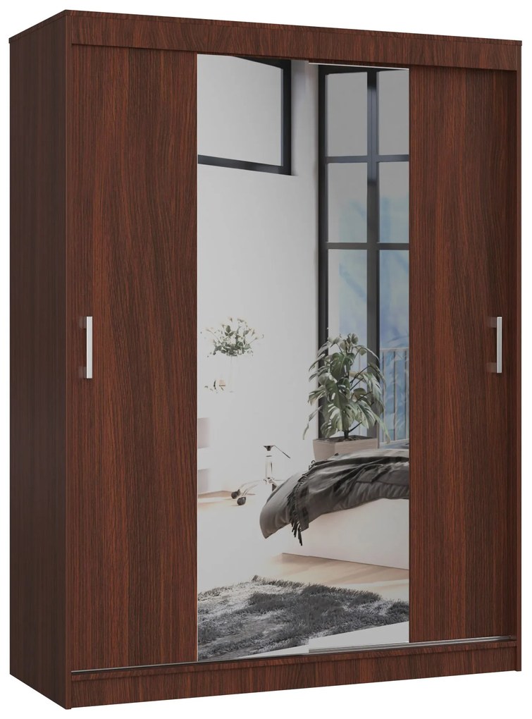 Dulap de haine Clotilde (wenge) (cu oglindă). 1069411