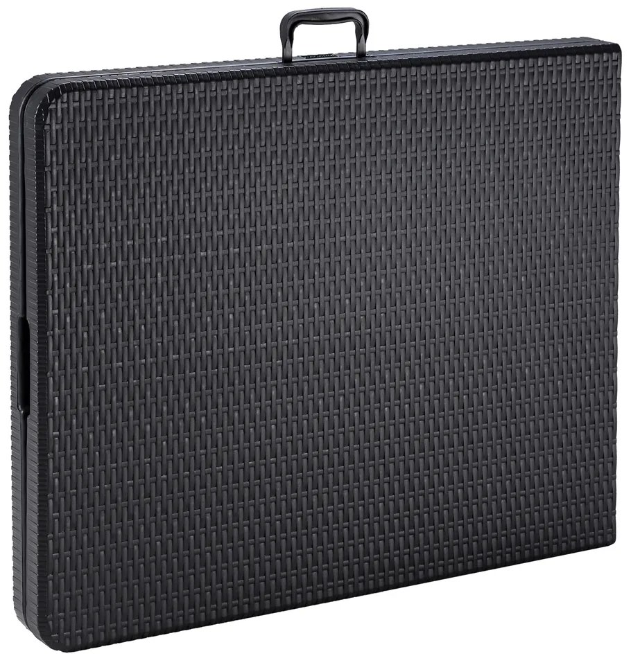 Deuba Masa ratan 180x75x73cm - neagra