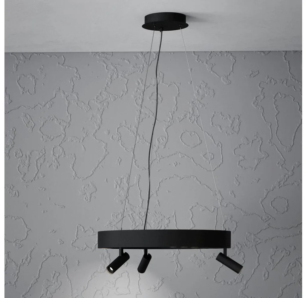 Lustră LED dimabilă pe cablu Eglo 390053 BRUSCOLI 3xLED/8W/230V +3xLED/8,5W + telecomandă