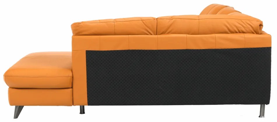colţar, piele Pampas Amber M9030, stânga, LIBERA NEW