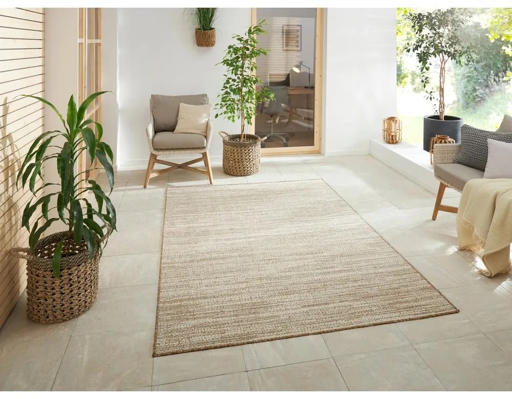 Covor de exterior bej 150x80 cm Gemini - Elle Decoration