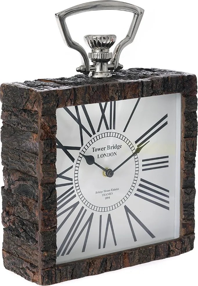 Ceas de masa din lemn Cronos