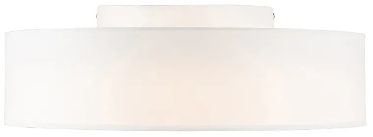 Plafonieră albă 40 cm cu LED inclus - Drum LED