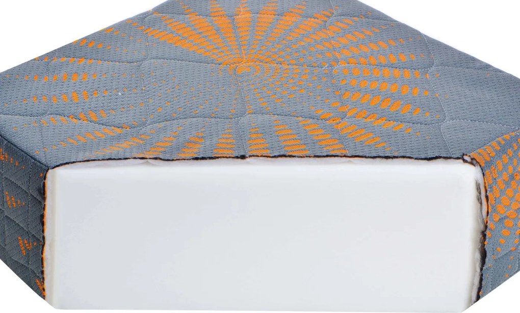 Saltea din spumă Orange Sport 180×200 cm, fermitate medie spre moale, 20 cm înălțime
