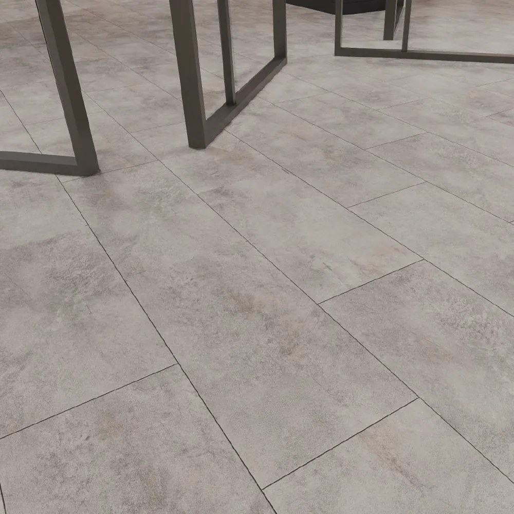 Leziter Serona Stone Effect Sand Grey Vinil SPC Parchet