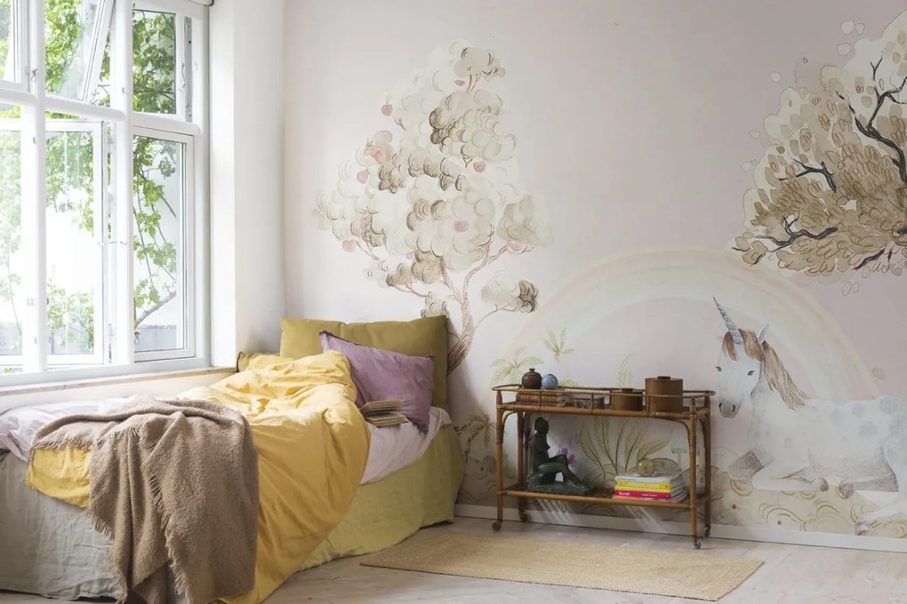 Fototapet, Unicorn Dream, Bubblegum, Rebel Walls