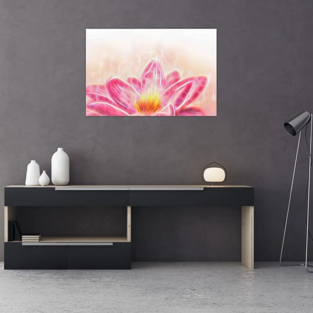 Tablou - Floare de lotus (90x60 cm)