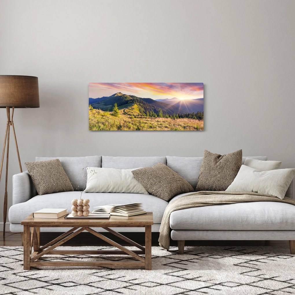 Tablou - Peisaj forestier (120x50 cm)
