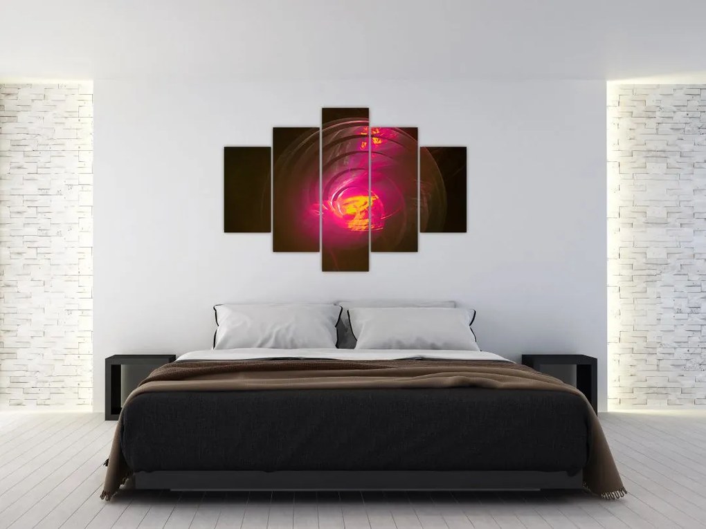Tablou - abstacție cu spirala (150x105 cm)