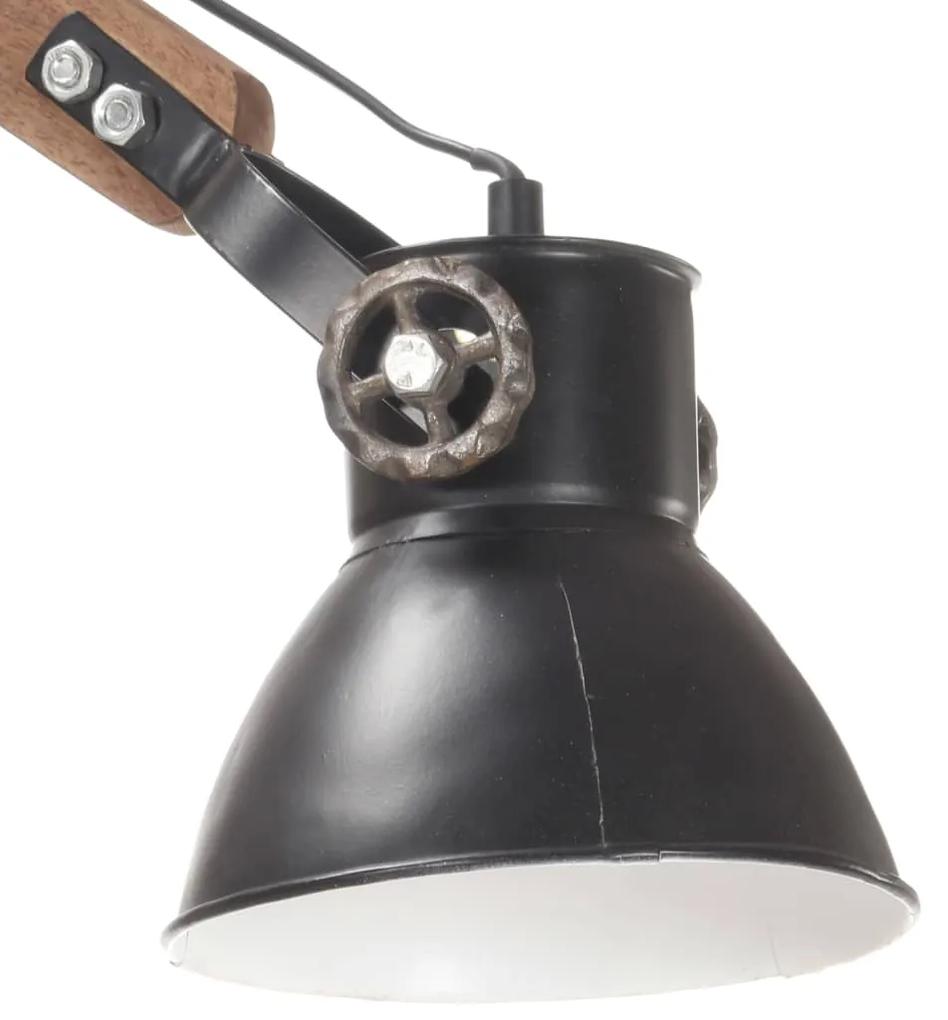Lampa de perete, stil industrial, negru, rotund, E27 Negru, 1