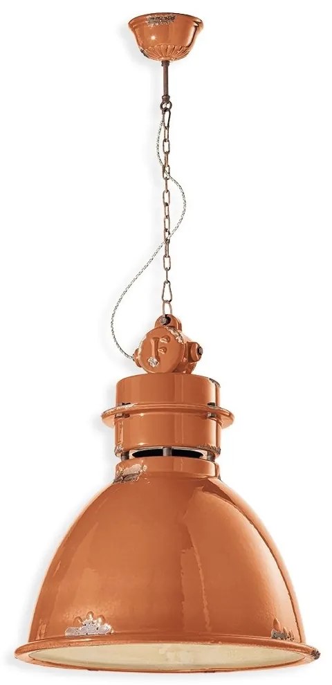 Lustra design retro realizata manual din ceramica INDUSTRIAL