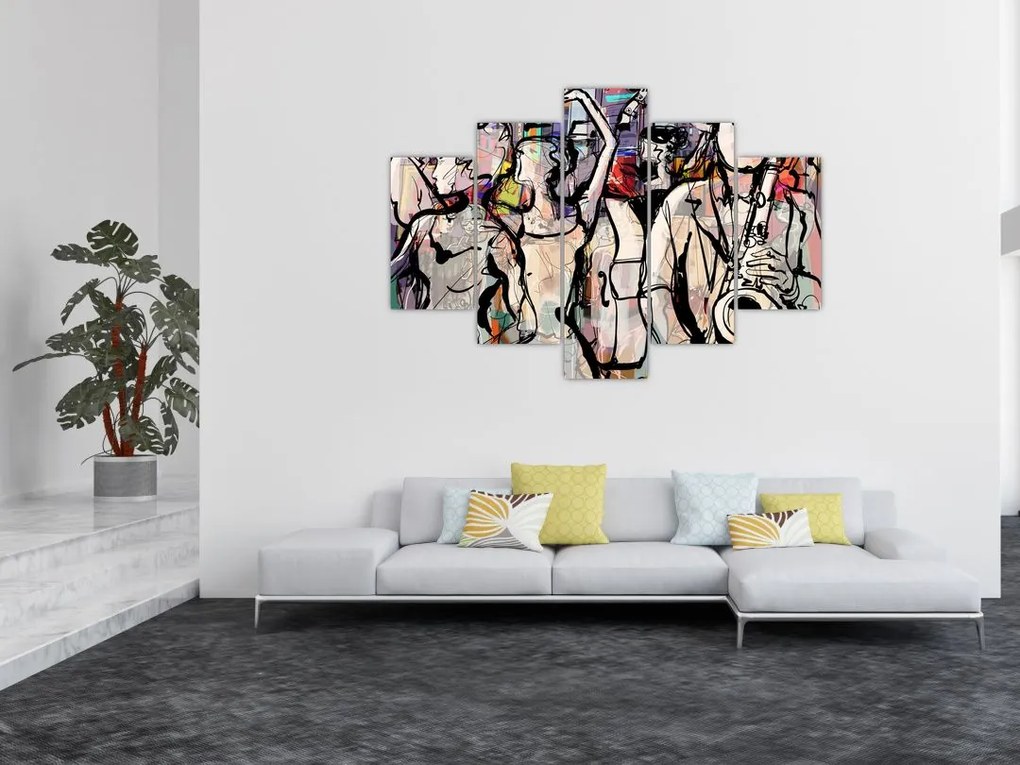 Tablou - Seara de jazz (150x105 cm)