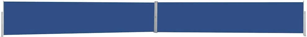 vidaXL Copertină laterală retractabilă de terasă albastru 140x1200 cm
