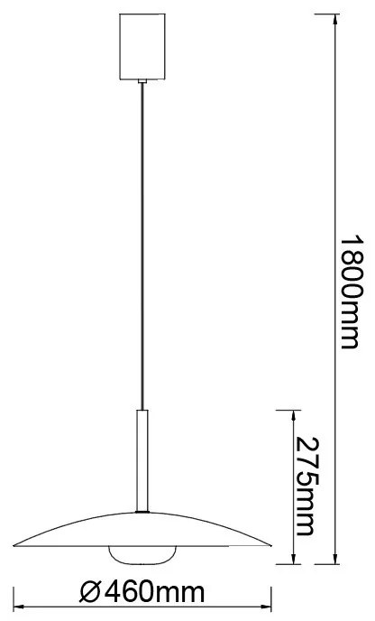 Lustra/Pendul LED design modern LIDIA cafeniu MA-8978