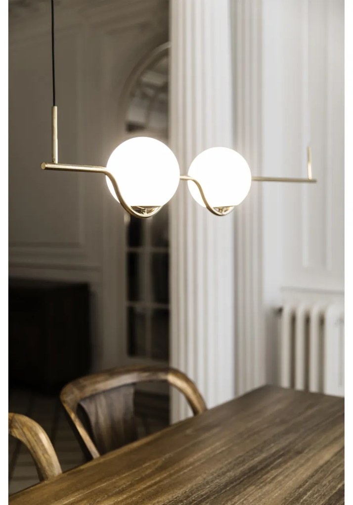 Lustra LED suspendata design modern LE VITA LED Gold 29691