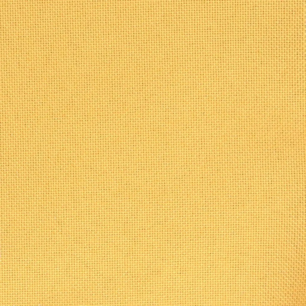Scaun de sufragerie, galben, material textil 1, Galben