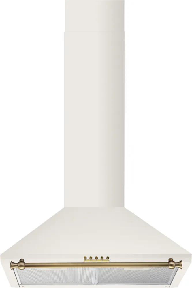 Hota semineu Electrolux EFC216V, 60 cm, alb-crem, retro