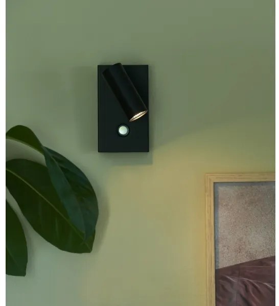 Nordlux - Spot LED de perete OMARI LED/3,2W/230V negru, dimabil