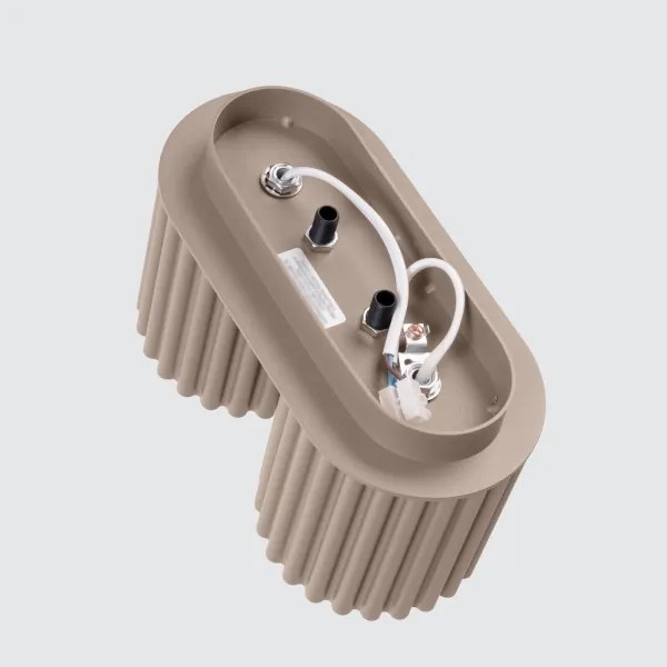 Sollux SL.1815 - Spot AURA 2xGU10/10W/230V taupe