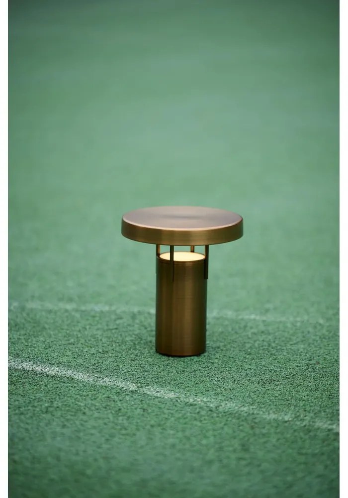 Veioză în culoarea bronz LED cu intensitate reglabilă (înălțime 20 cm) BringMe – Hübsch