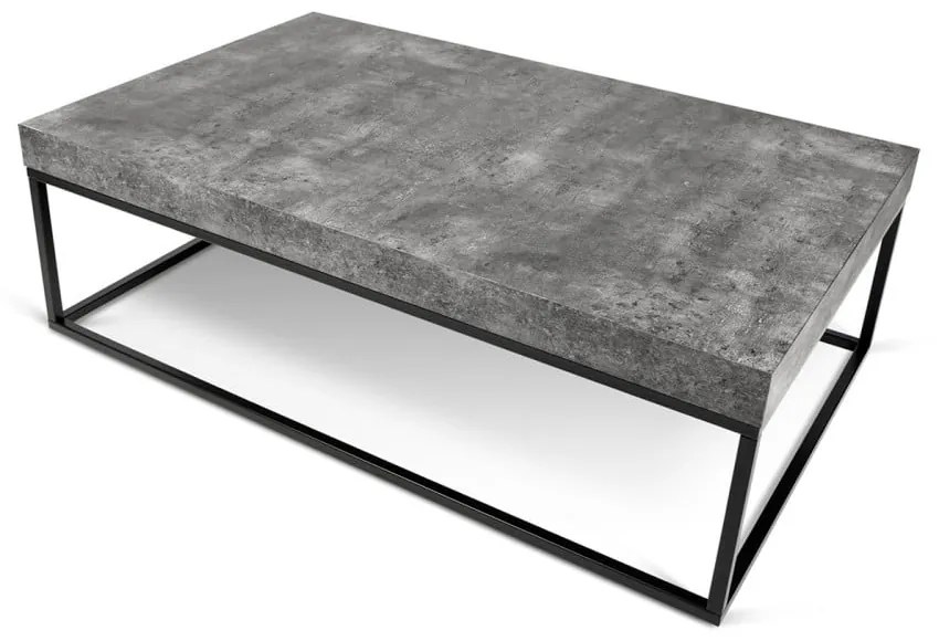 Masuță de cafea cu aspect de beton TemaHome Petra Low