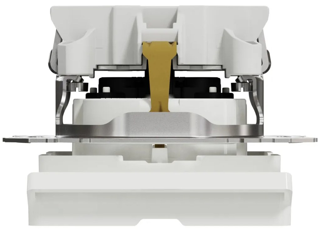 Priza simpla cu impamantare, cu capac, 16A, IP20, Alb Schneider Sedna Design