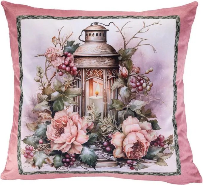 decoDoma Set de 3 fețe pernuțe LANTERNS 45 x 45 cm