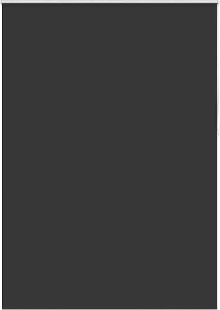 vidaXL Jaluzea opacă 164,4x230 cm, lățime material 160 cm, negru