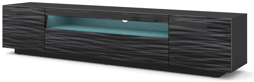 Masă TV Aurora 200 (sahara Negru) (cu iluminat LED). 1124868