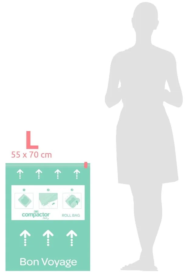 Saci de vidat 4 buc. Roll Up L – Compactor