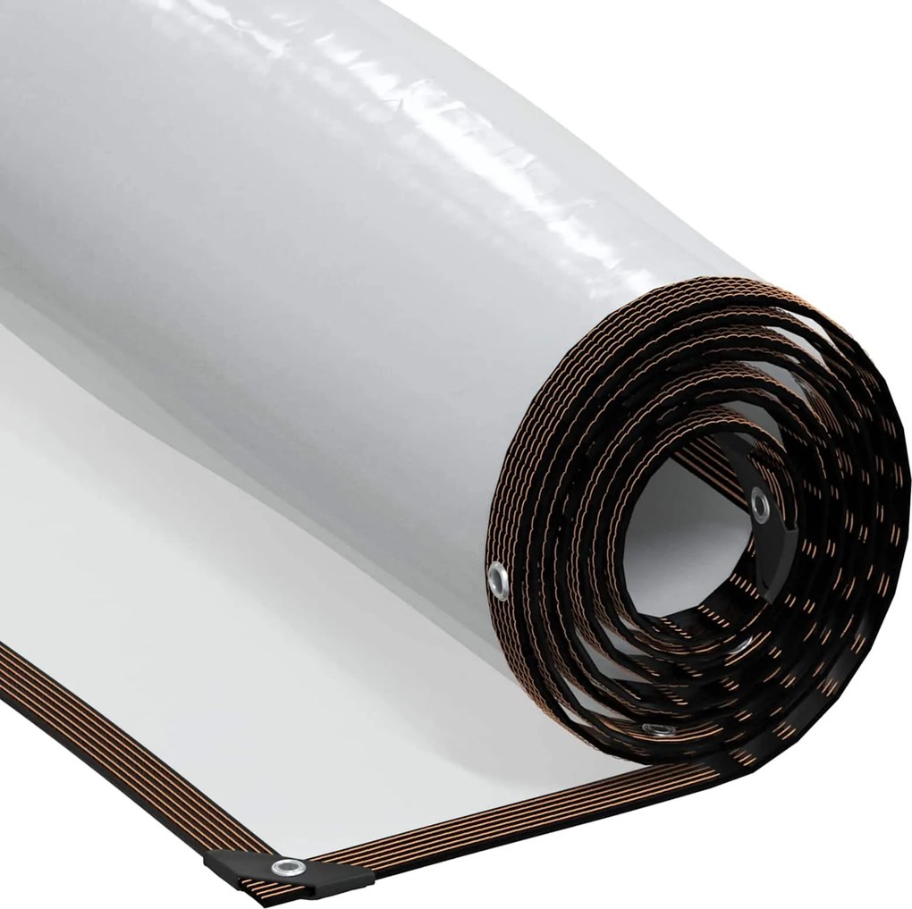 vidaXL Împătură cu ochiuri Transparent 3 x 12 m Polietilenă