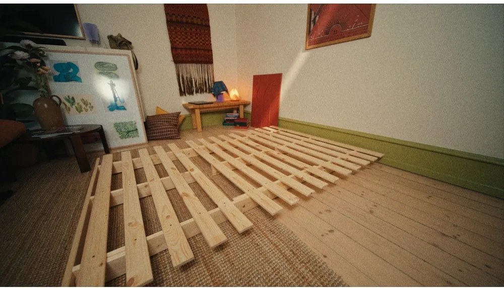 Canapea extensibilă bej 140 cm Roots - Karup Design