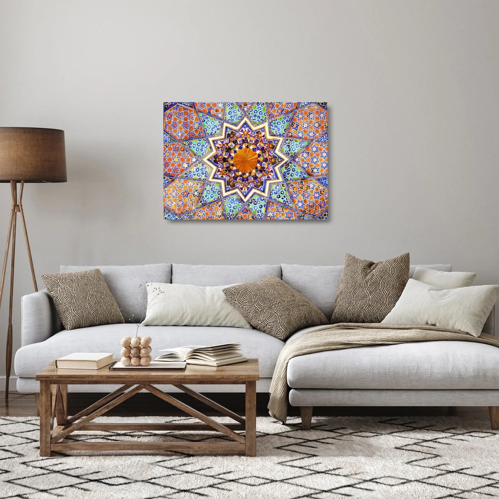 Tablou pe sticlă cu mozaic (70x50 cm)
