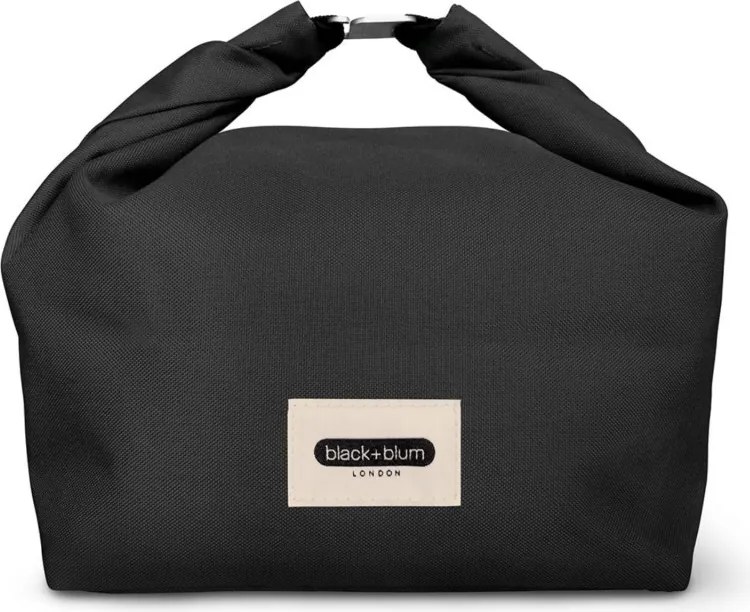 Geanta termoizolanta pentru pranz Black+Blum LBB018, 6,7 L, 33,5 x 15,5 x 31 cm, Impermeabila, Inchidere rulata, Maner transport, Fara BPA, Negru