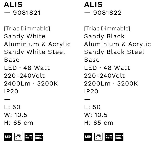 Aplica de perete sau tavan design geometric Alis negru