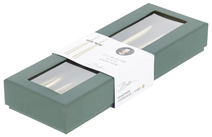 Bețișoare chinezești cu suport Bitz Brass, auriu