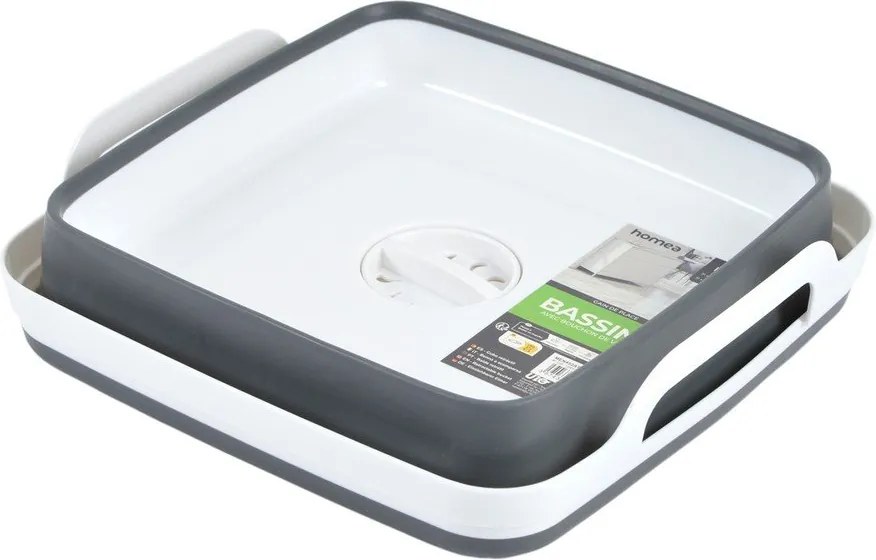 Lighean alb/gri 9 l – Homéa