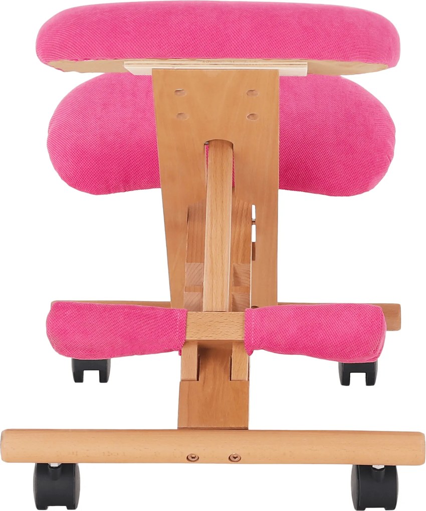 Scaun genunchi ergonomic, roz/ fag, GROCO