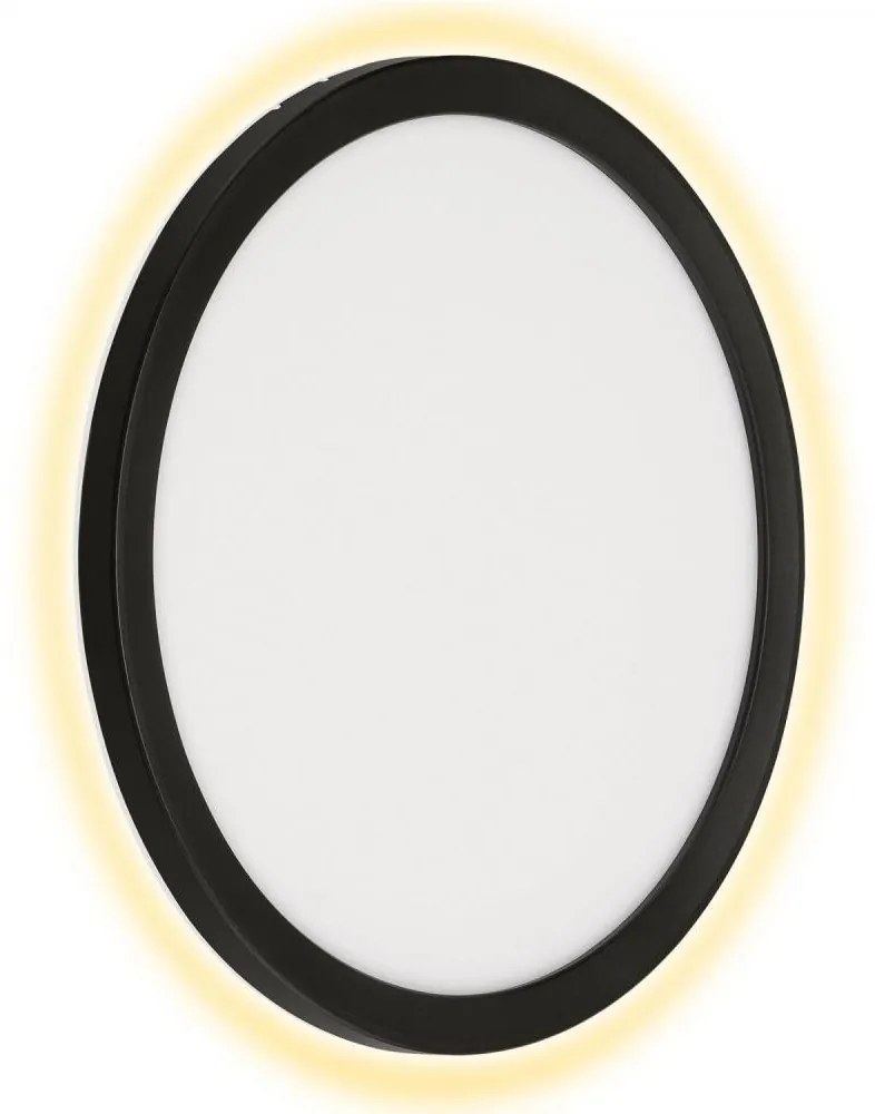 Telefunken 313405TF - Aplica de perete LED pentru exterior, 15 W, 230 V, IP44, negru