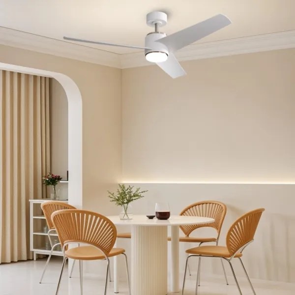 Immax NEO 07282L - Ventilator de tavan LED CCT BEAUTY, dimmabil, 18W/230V, Wi-Fi Tuya + telecomandă