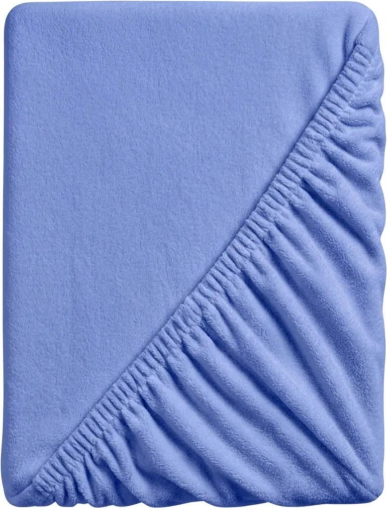 Cearsaf Cocolino microplus cu elastic SOFT 180x200 cm albastru