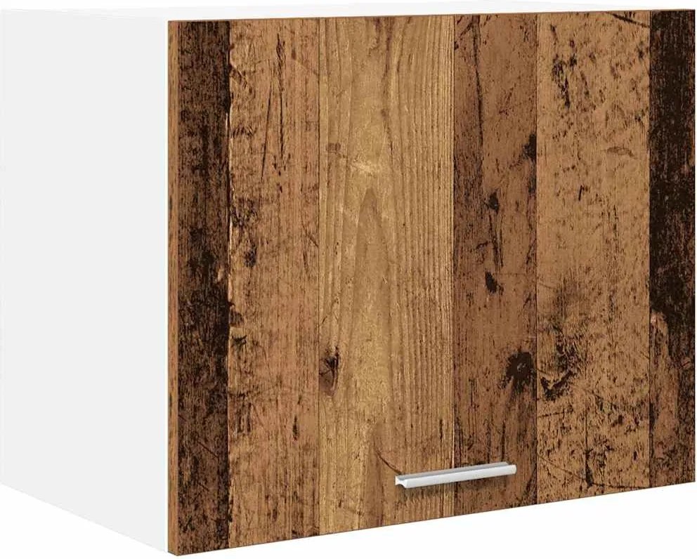 vidaXL Dulap suspendat Lemn vechi și Alb 50 x 31 x 40 cm Lemn compozit