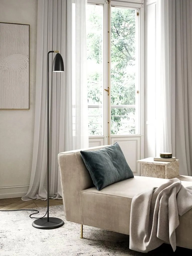 Lampadar modern design minimalist Nexus negru 2020644003 DFTP