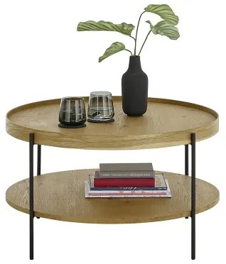 Masă de cafea FURNI din stejar