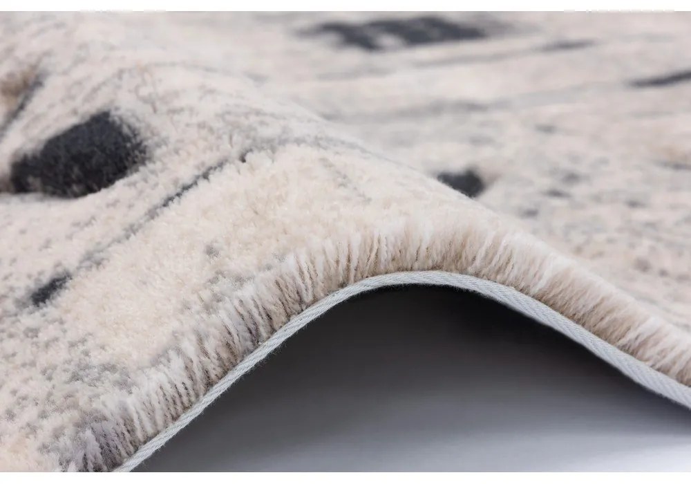 Covor alb din lână 170x240 cm Masi – Agnella