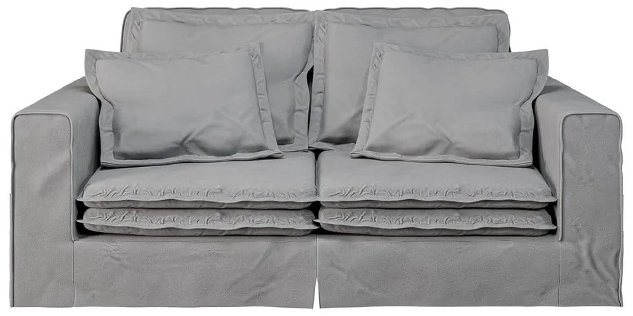 Canapea gri deschis 196 cm Nora – Ropez