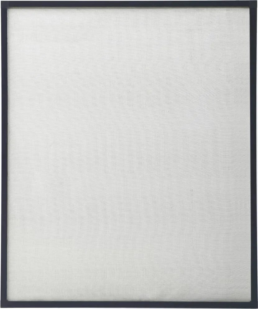 vidaXL Plasă de insecte pentru ferestre, antracit, 100 x 120 cm