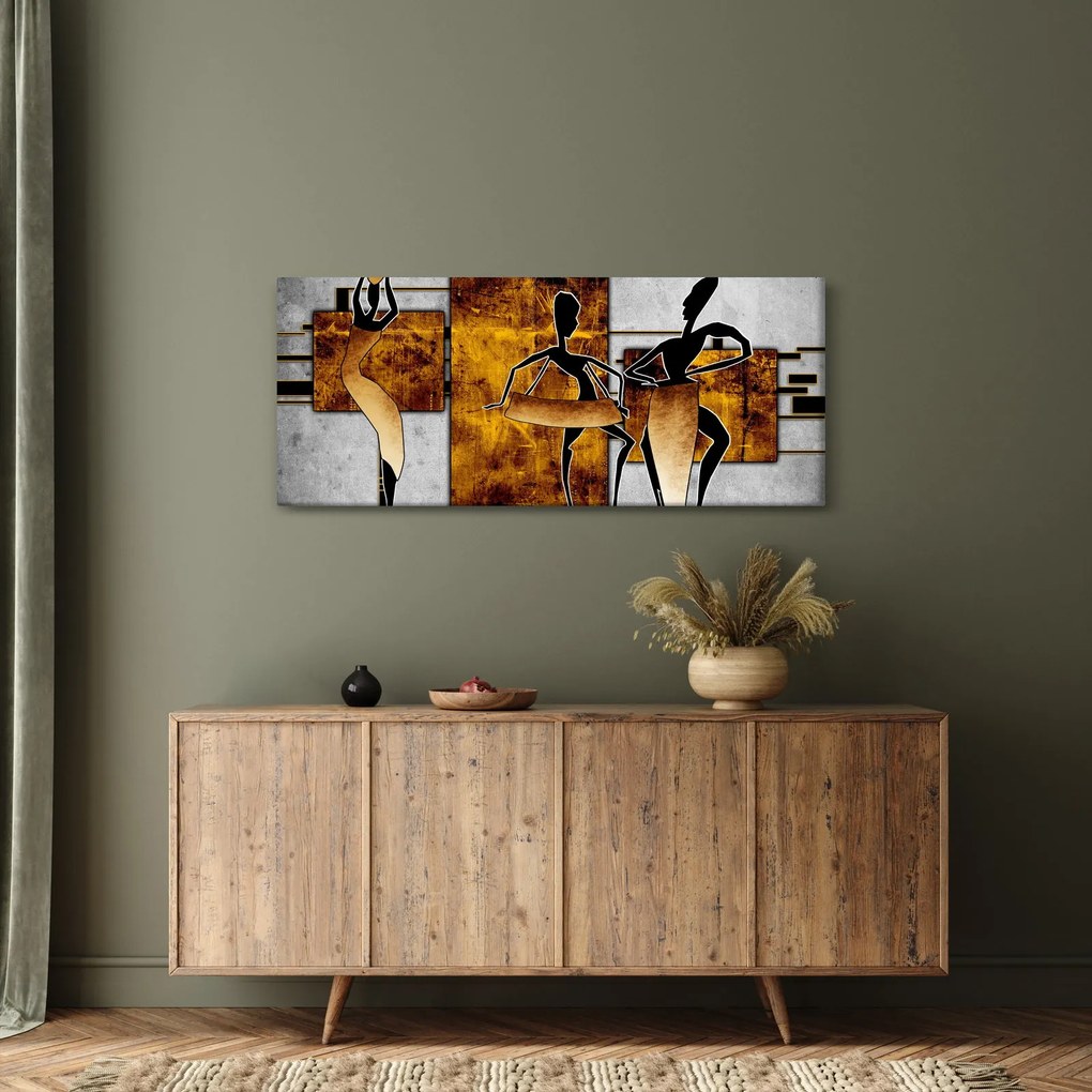Tablou - Motiv cultura africană (120x50 cm)